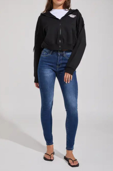 Volcom Get Up Zip Crop Hood