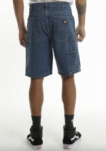 Dickies Relaxed Fit Carpenter Short - Stone Washed Indigo