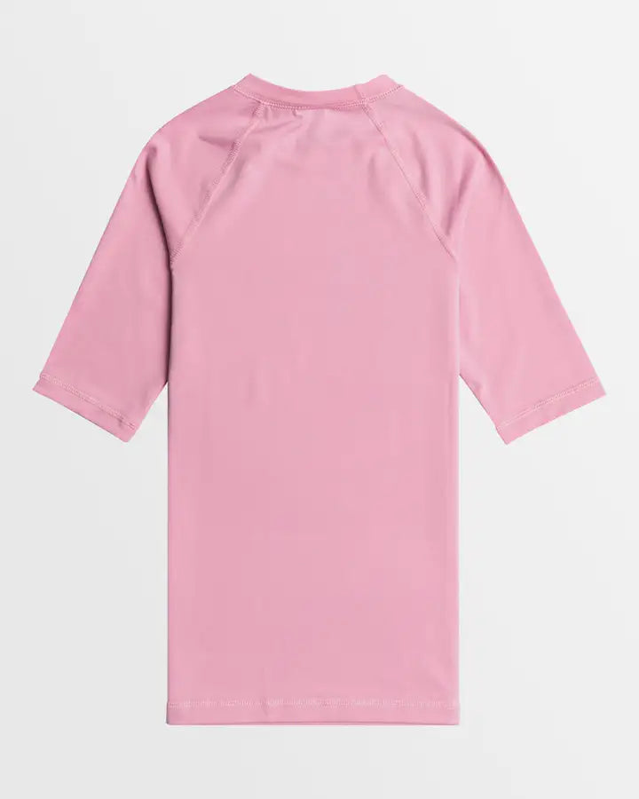 Roxy Essential Lycra SS Rash Shirt-Pink