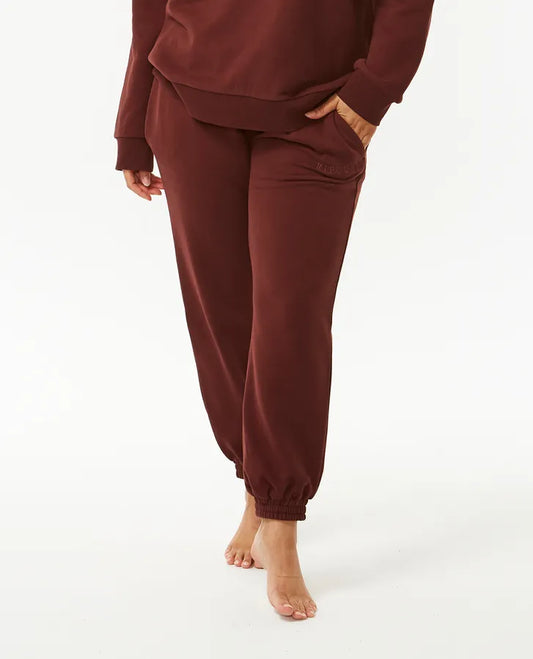 Ripcurl premium surf trackpant- Plum