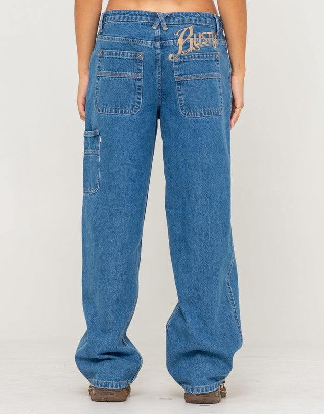 Rusty Risque Bethany Baggy Low Rise Denim Jean