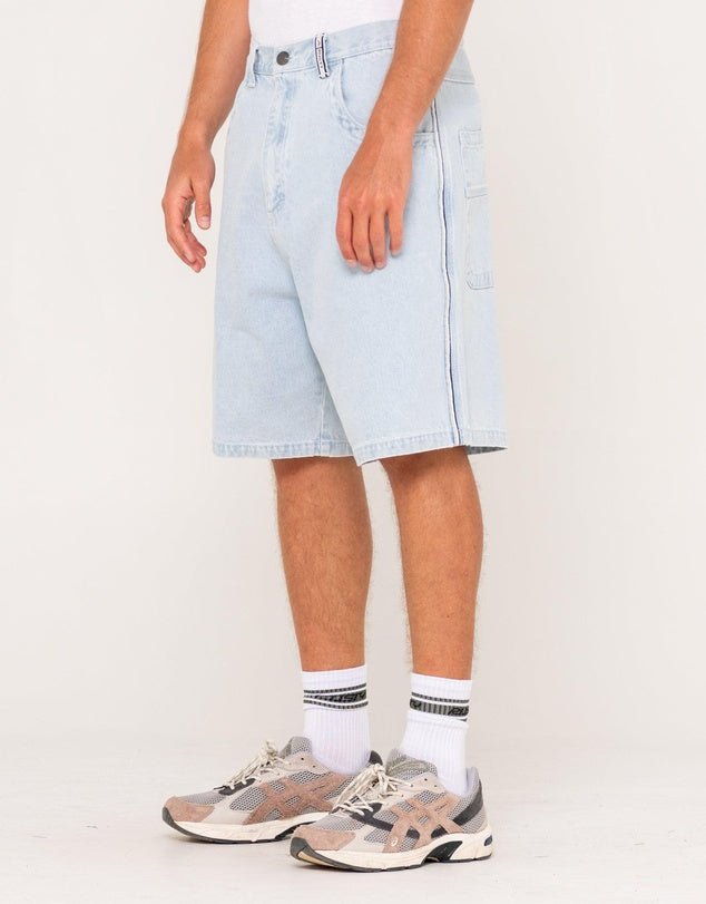 Rusty Flip Daddy 2.0 Jort- Sky Blue Heather