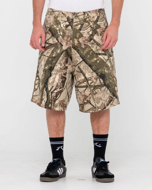 Rusty Flip Rambo Camo Jort