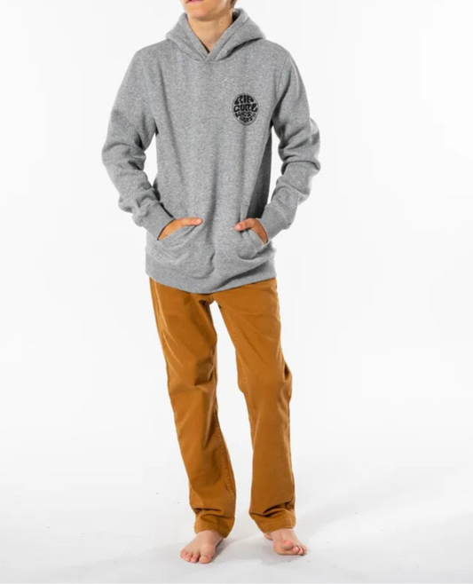 Ripcurl kids wetsuit icon hood- Grey