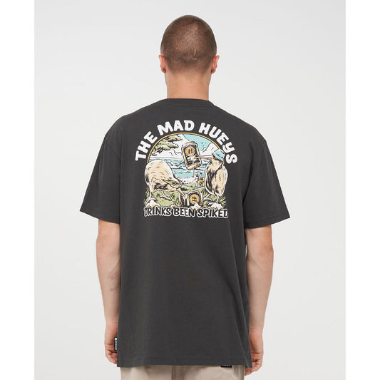 The Mad Hueys Kiwi Spiked Tee l Vintage Black