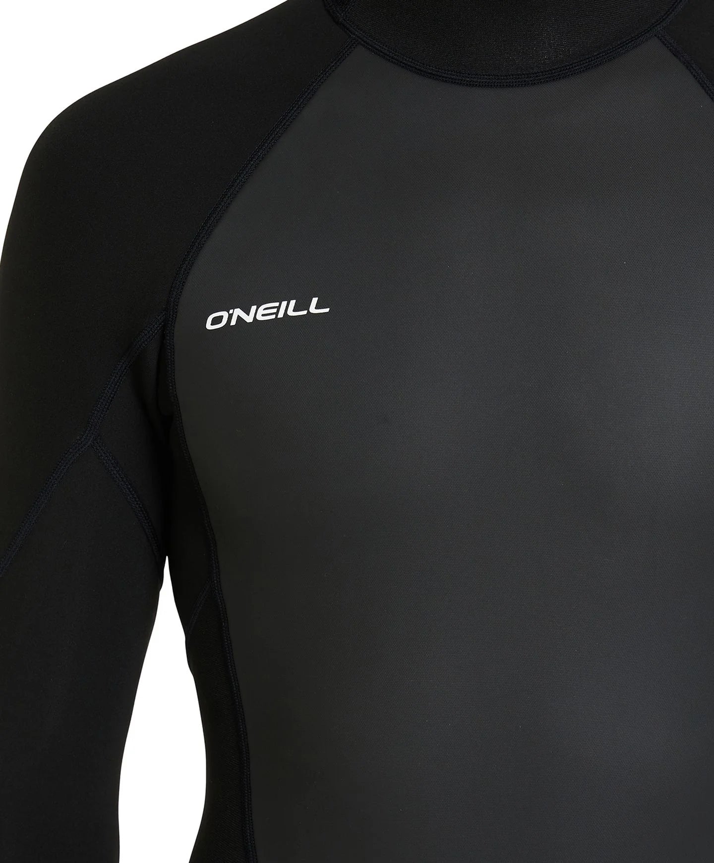 Oneill Men's Reactor 3/2mm Steamer Back Zip - Black