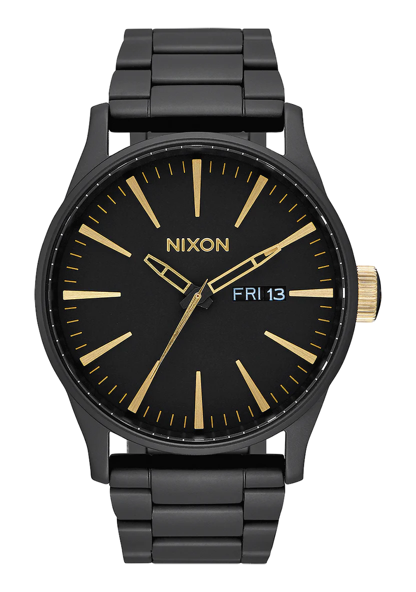 Nixon Sentry Stainless Steel - Black/gold