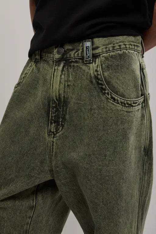 Rusty R dot baggy jean