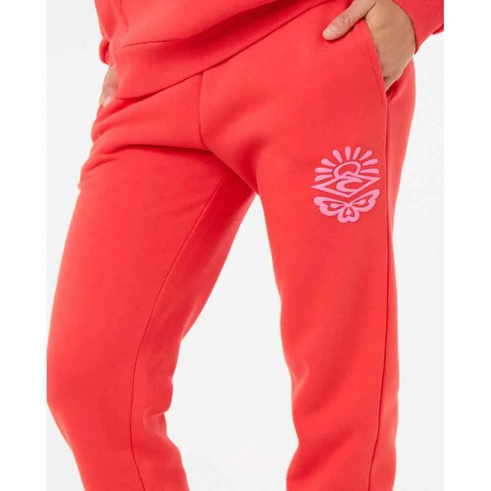 Ripcurl icons of surf track pant- Hibiscus Red