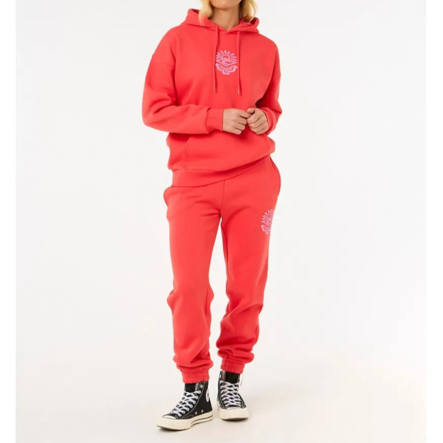 Ripcurl icons of surf track pant- Hibiscus Red