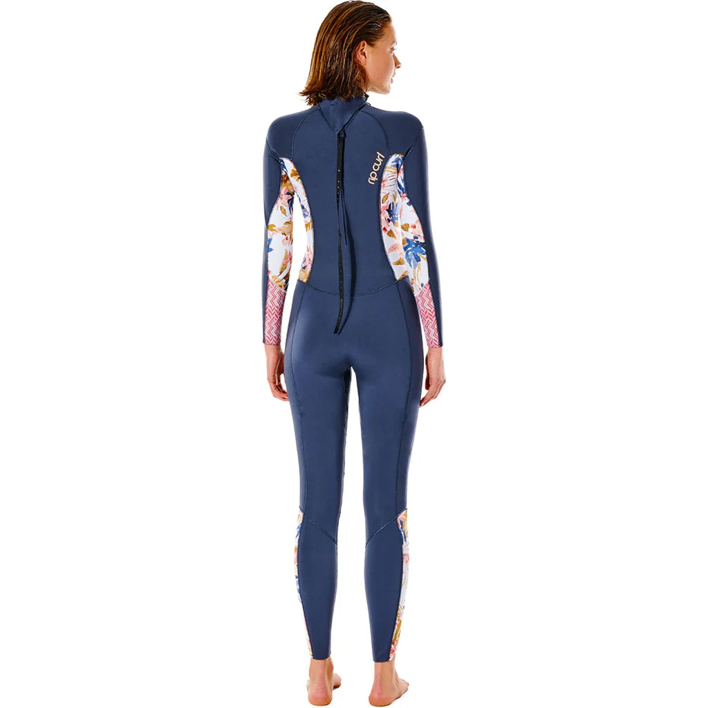 ripcurl womans dawn patrol 4:3 backzip wetsuit