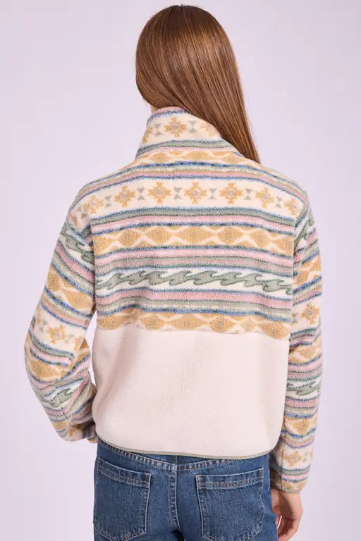 Billabong Rock Jetty Mock Neck Womens Zip Up