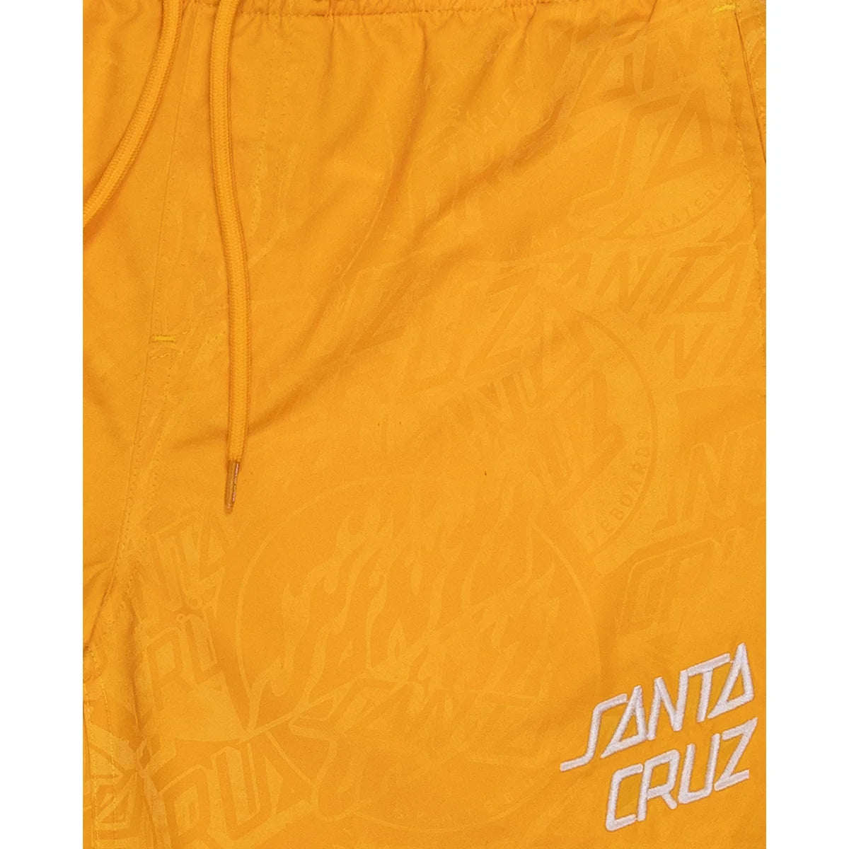 Santa Cruz Bold Stack Youth Boardshort in Yellow