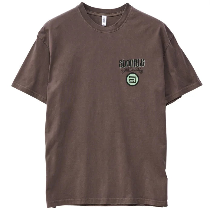 S Double combo platter tee-Chocolate