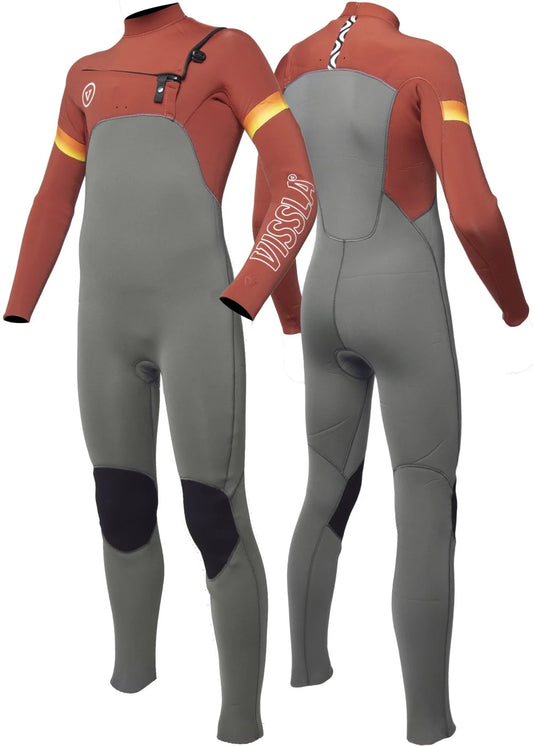Vissla 7 Seas Boys Raditude 4-3 Full Chest Zip
