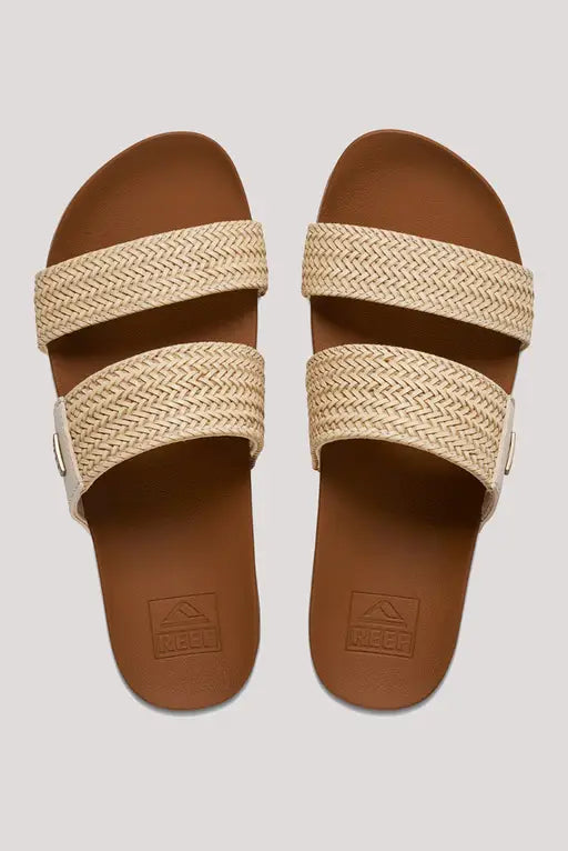 Reef Womens Vista Braid Slides- Vintage
