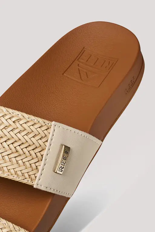 Reef Womens Vista Braid Slides- Vintage