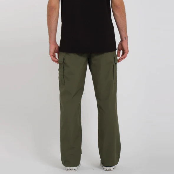 Volcom squads cargo loose pant-Green
