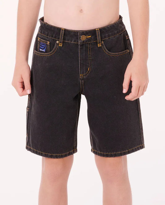 Ripcurl hyped up denim walkshort- Washed Black
