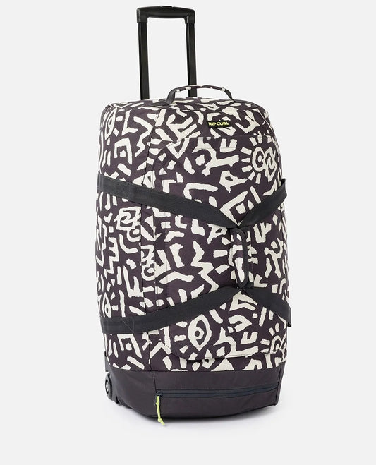 Jupiter 80L Mixed Travel Bag - Washed Black/Pattern