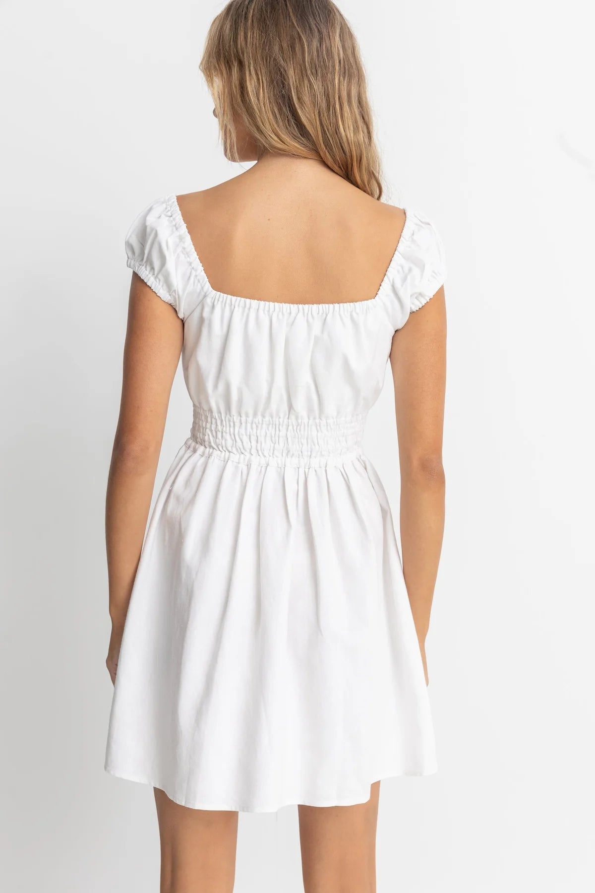 Rhythm Washed Out Cap Sleeve Mini Dress