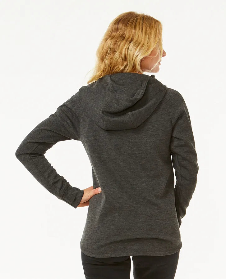 Ripcurl anti-series zip up- Black Marle