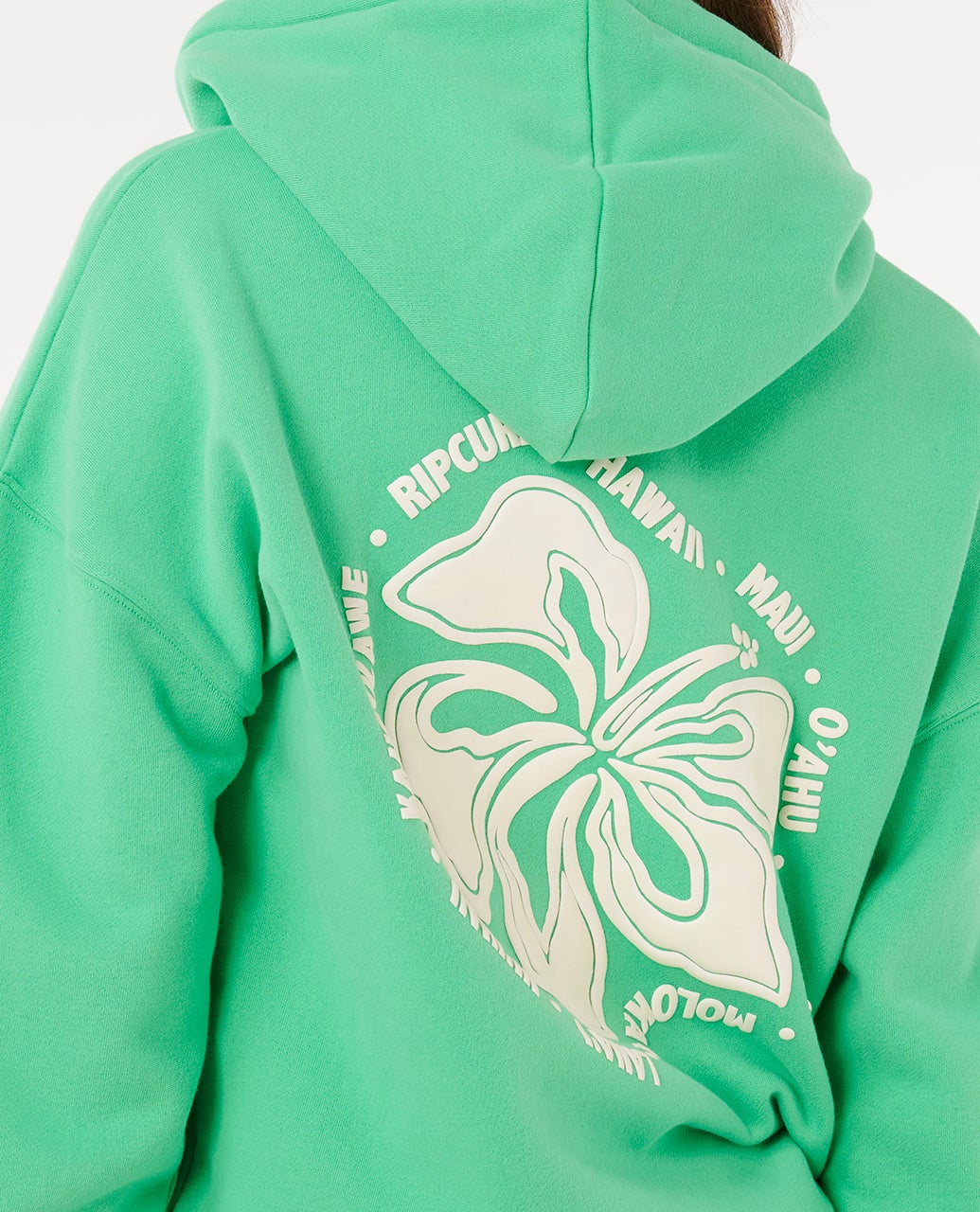 Rip Curl Surf Puff Heritage Hood- Green