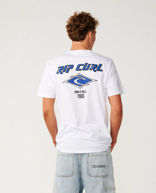 Ripcurl Fade Out Icon Relaxed Tee | White
