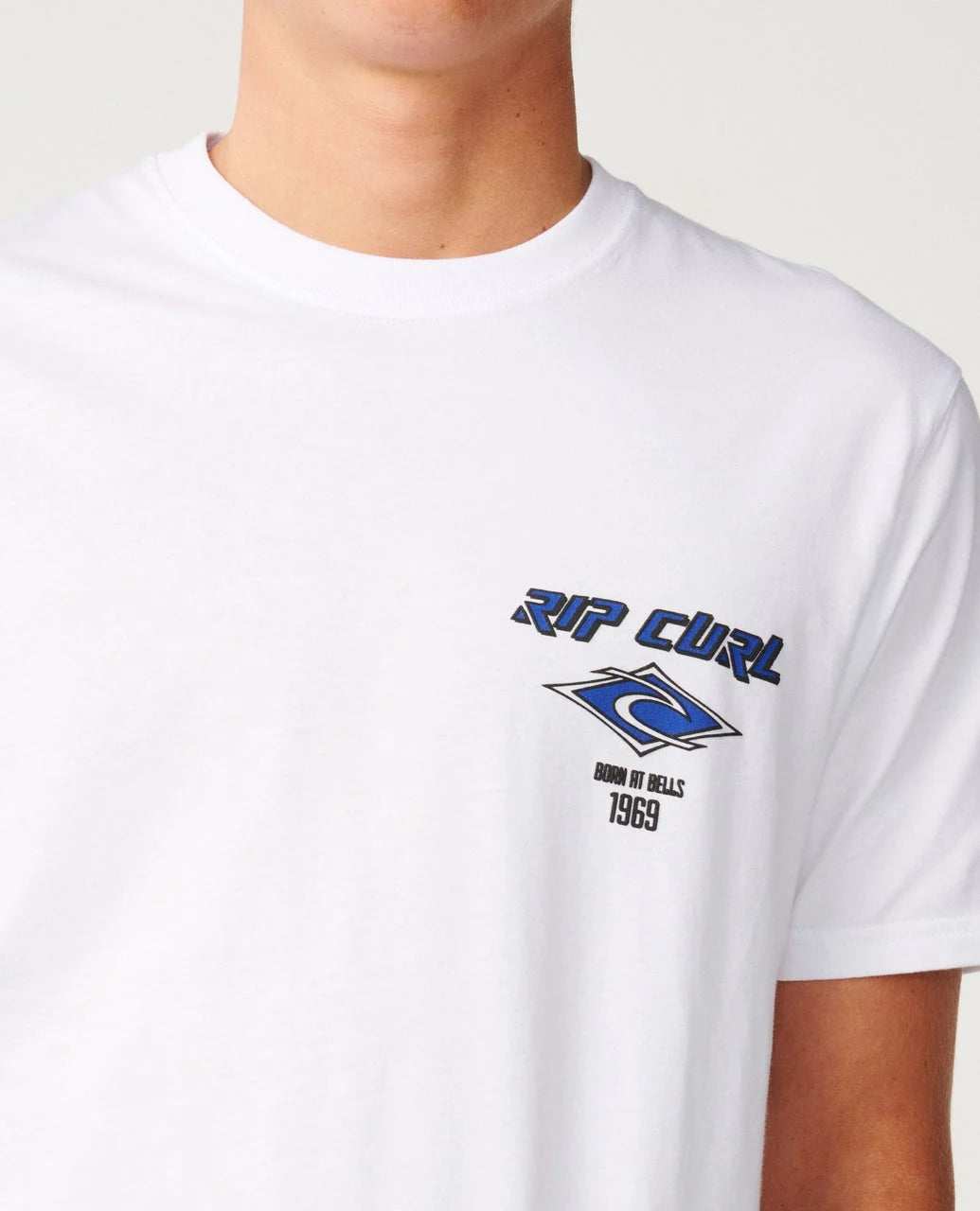 Ripcurl Fade Out Icon Relaxed Tee | White