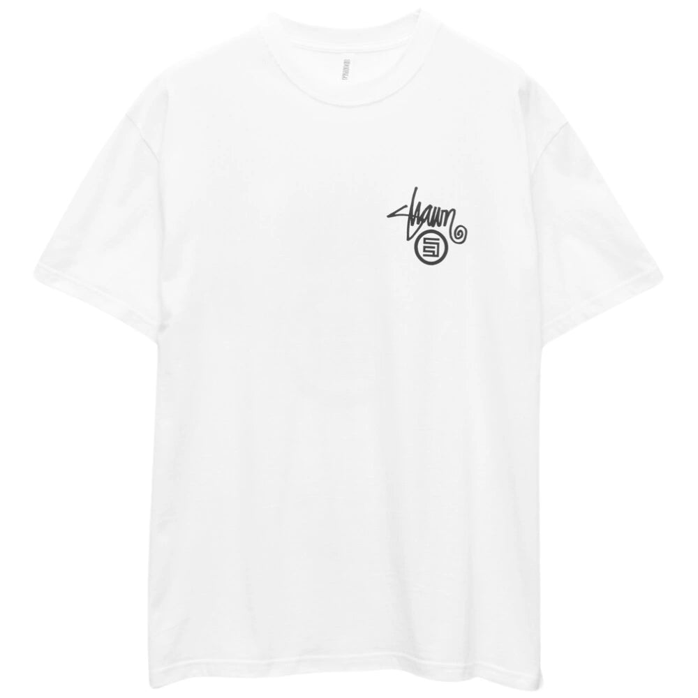 S Double Shawn Dot White Tee