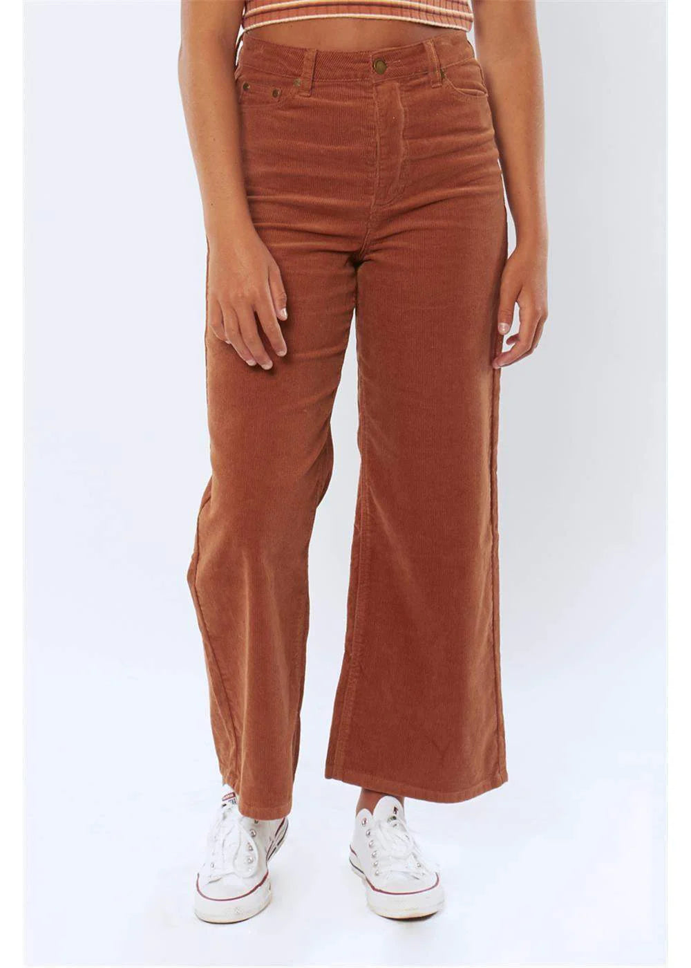 Sisstrevolution poppy woven cord pant