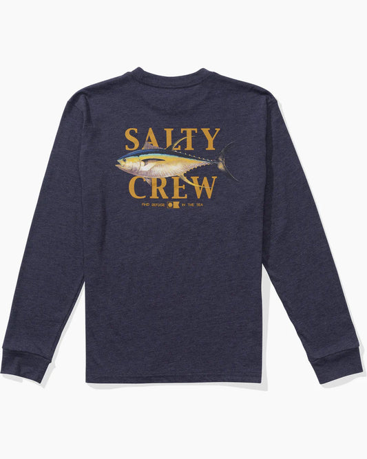 Salty crew yellowfin boys LS tee