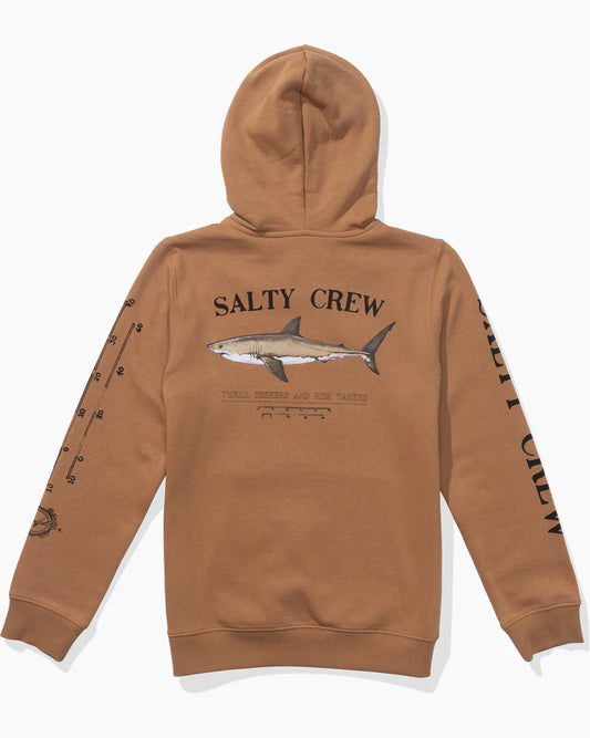Salty crew bruce boys youth fleece hood