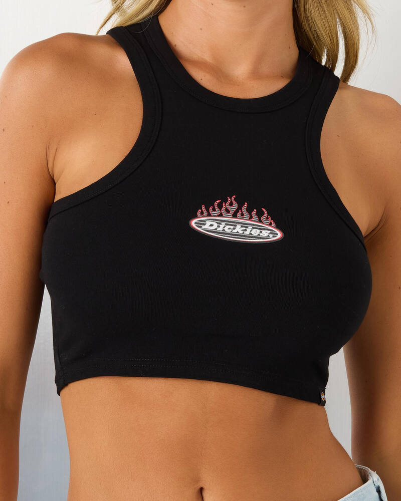 Dickies fire boy crop tank