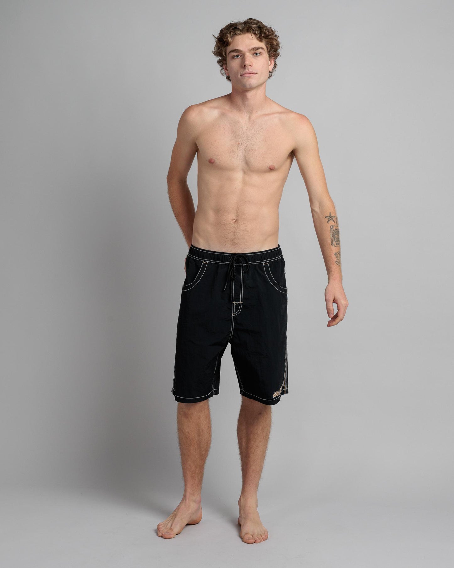 Rusty Flip Daddy Boardshort Black 3