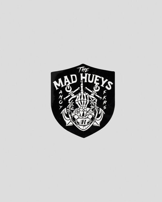 The mad hueys sticker