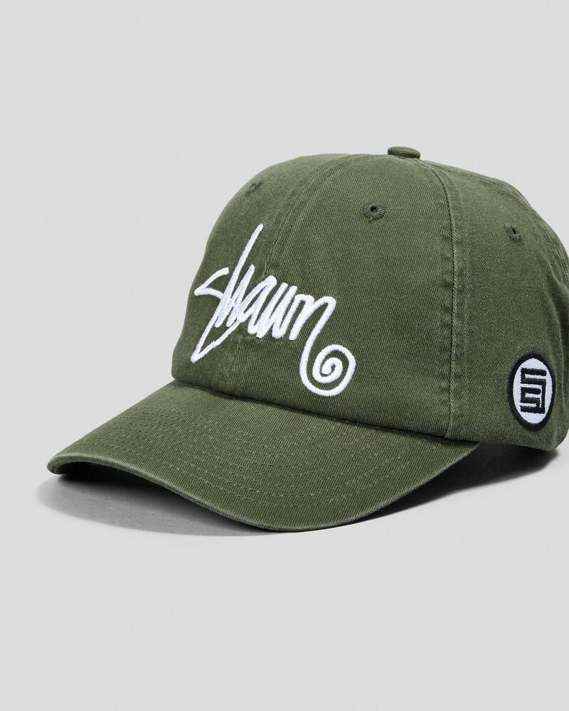 S Double Shawn script cap