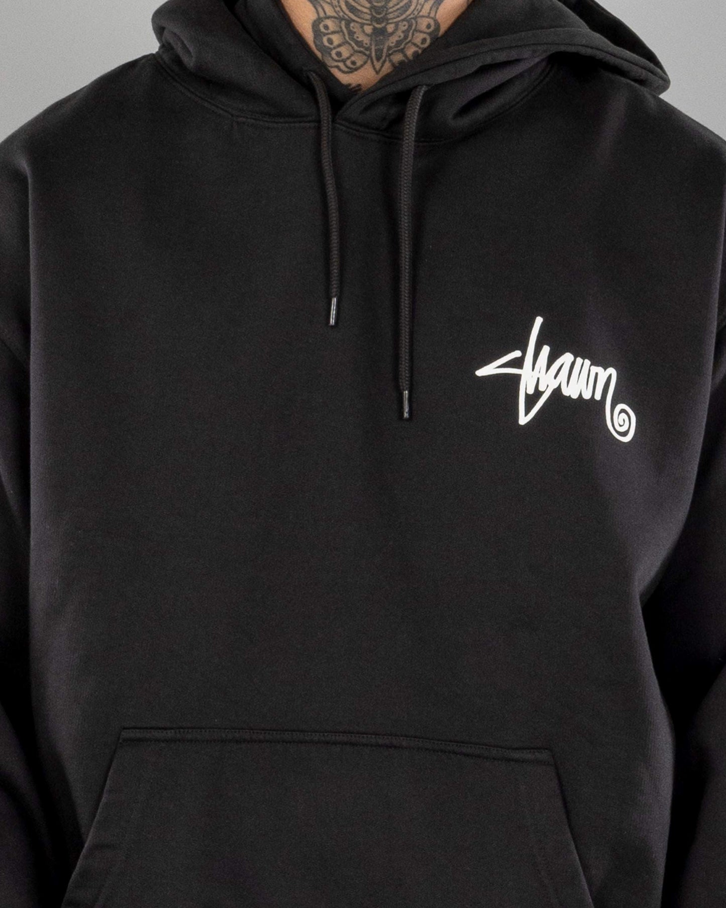 S Dsouble this thing dot hood-Washed black