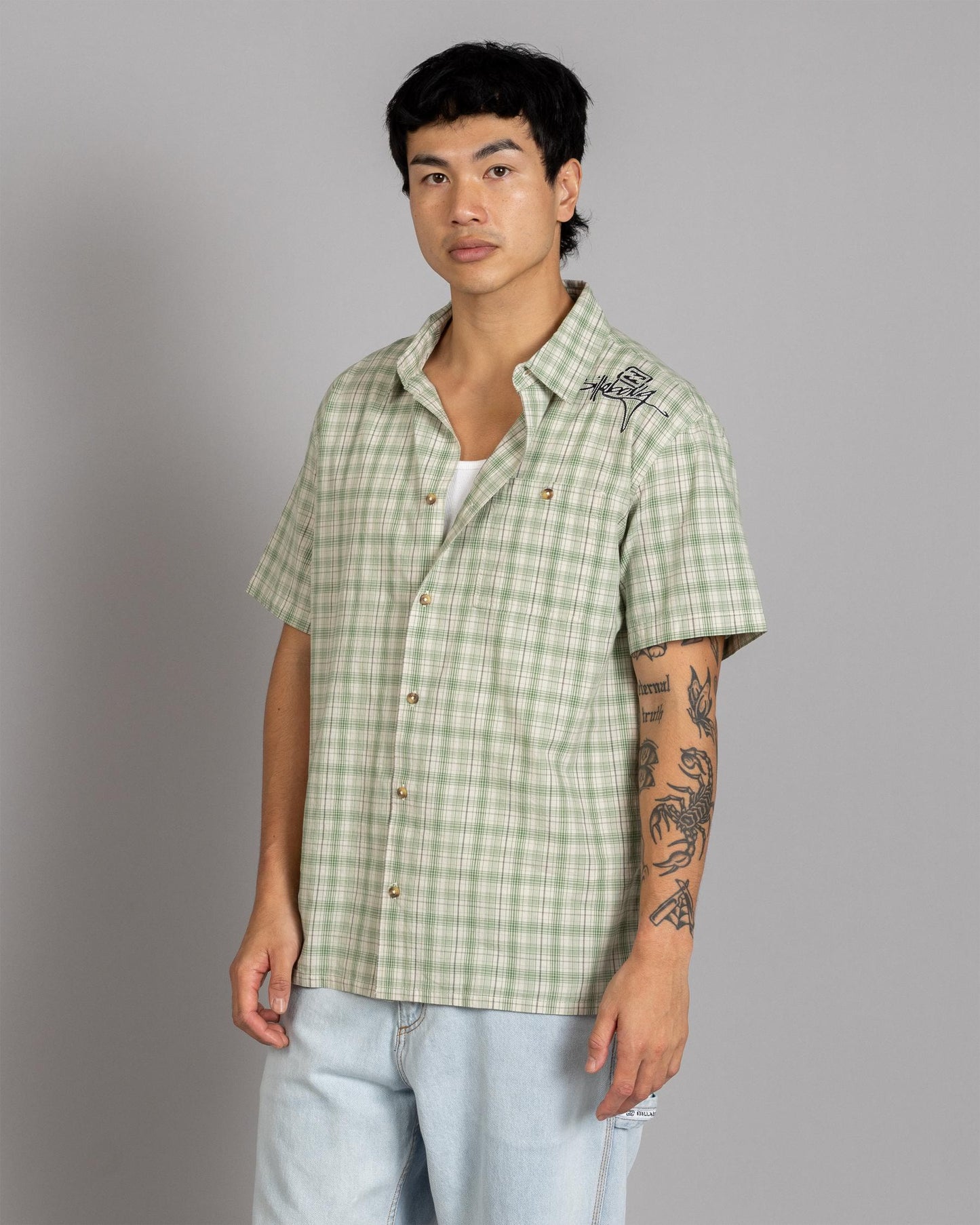 Billabong Mogul Short Sleeve Plaid Shirt