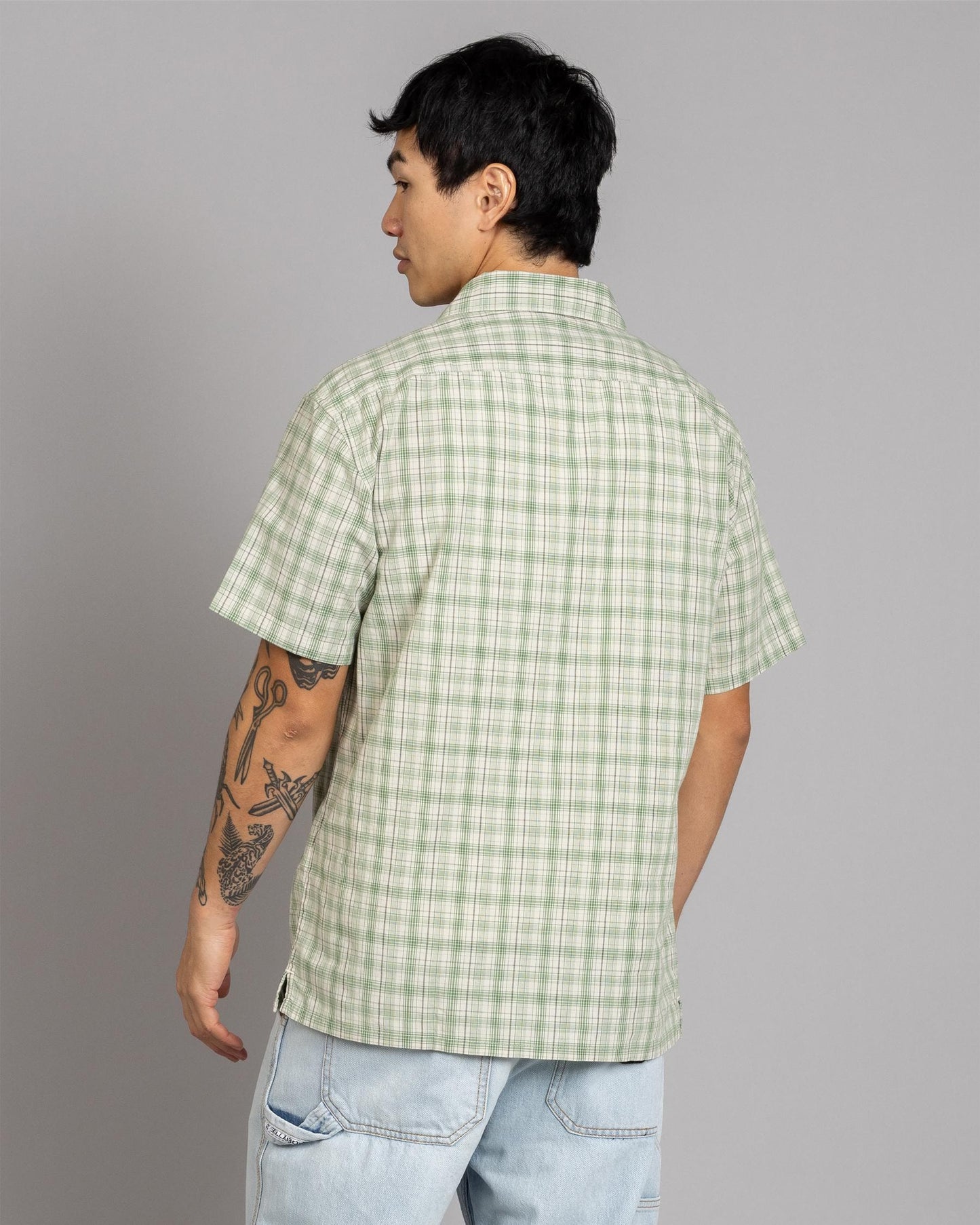 Billabong Mogul Short Sleeve Plaid Shirt