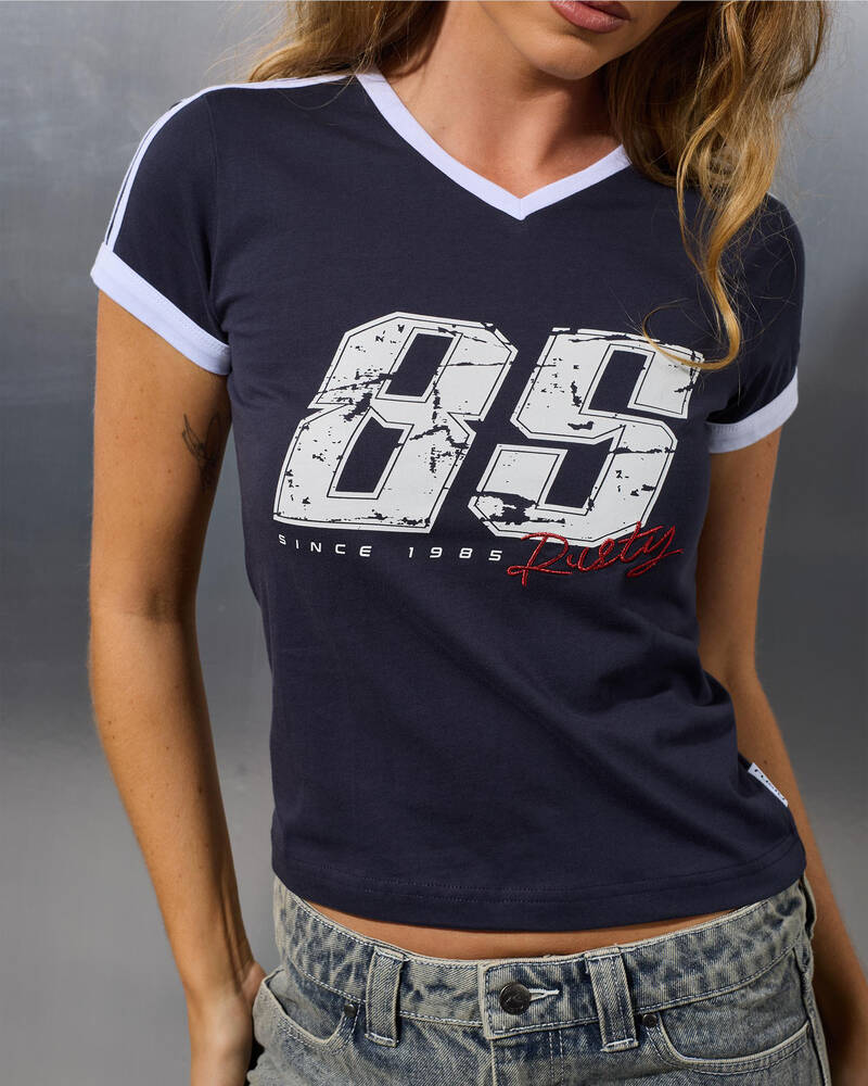 Rusty Le Sports Jersey Baby Tee