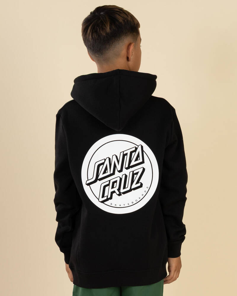 Santa Cruz Reverse Dot Mono Hood- Black