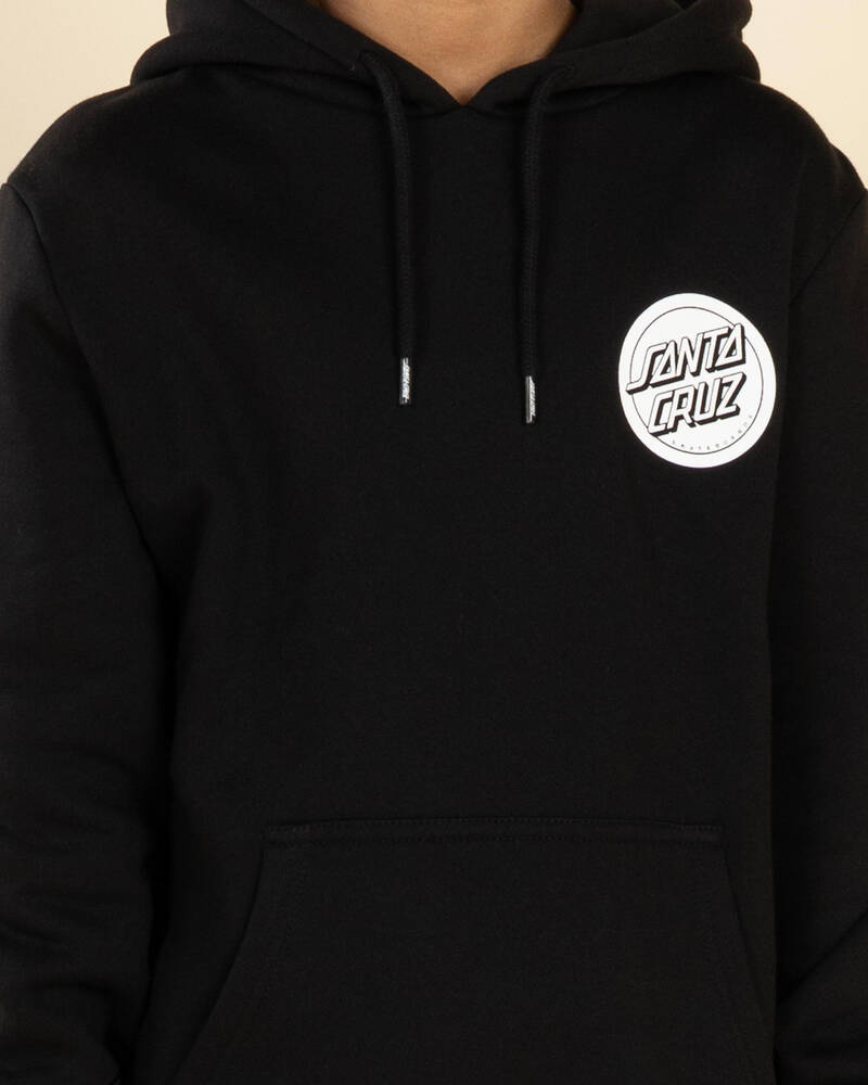 Santa Cruz Reverse Dot Mono Hood- Black