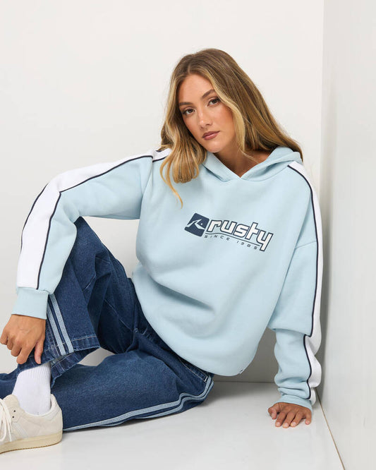 Rusty Hailstone Hooded Fleece