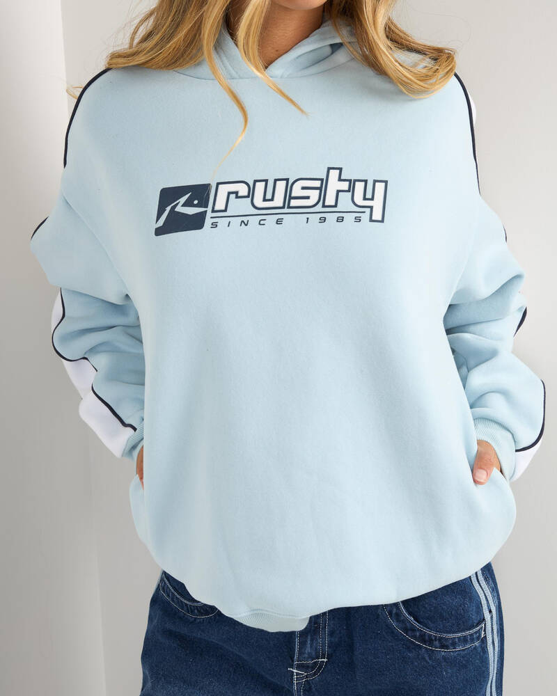 Rusty Hailstone Hooded Fleece