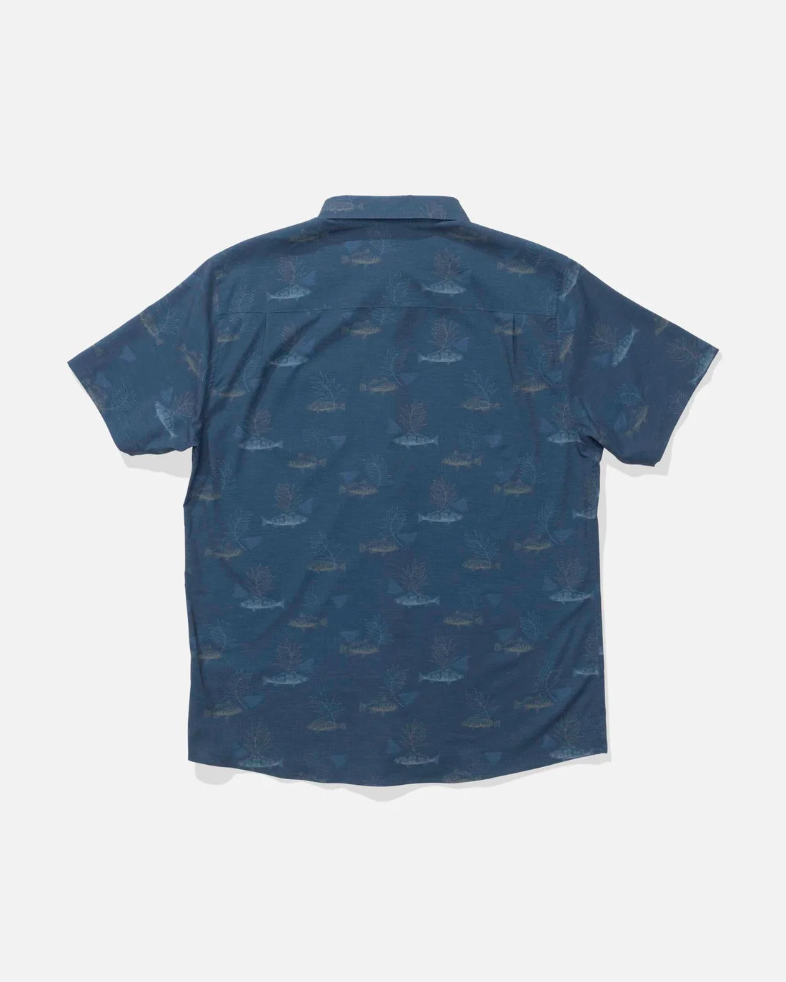 Salty Crew Breezer Perforated Button Up - Navy