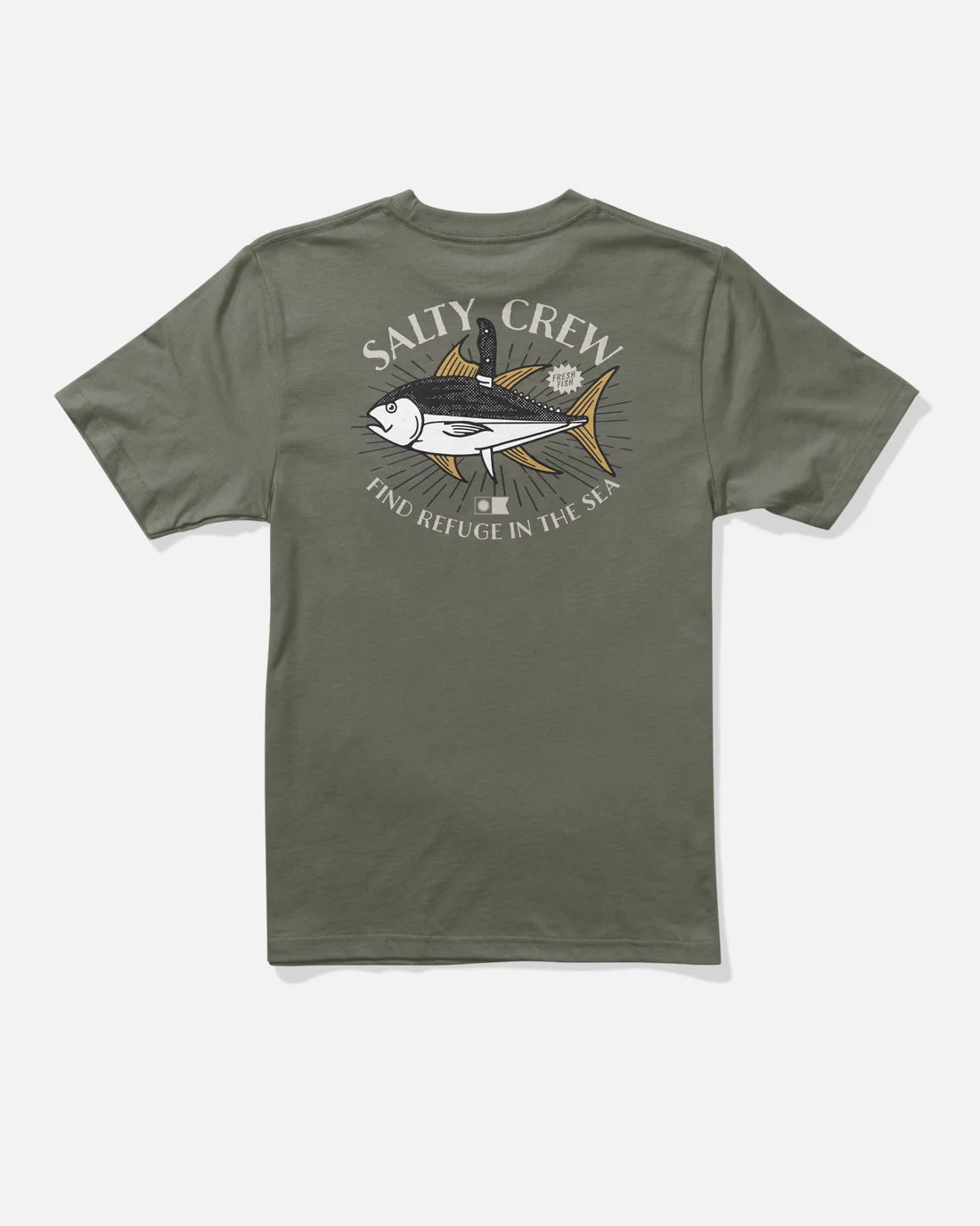 Salty Crew Omakase Boys SS Tee l Olive