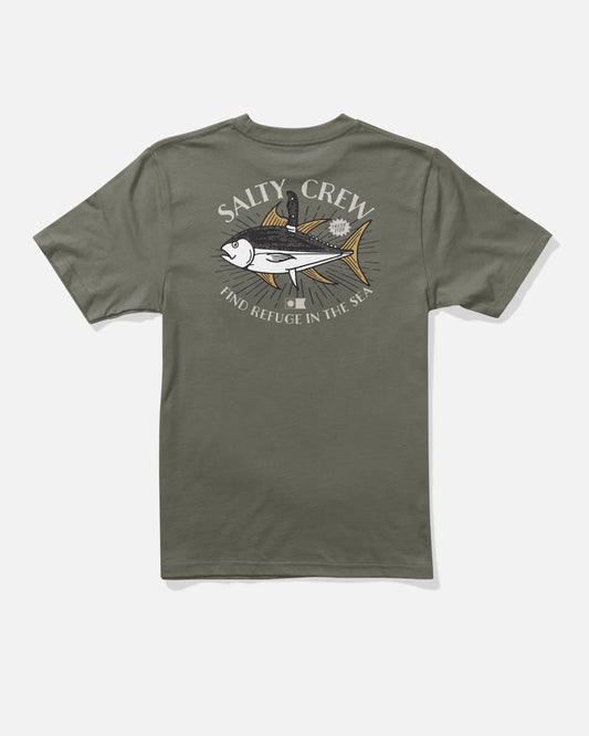 Salty Crew Omakase Boys SS Tee l Olive