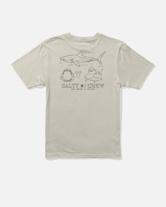 Salty Crew Great White Boys SS Tee l Bone