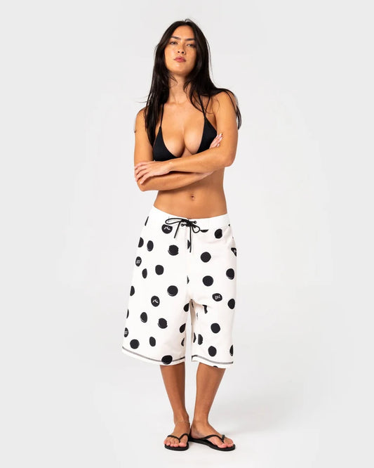 Rusty Phelps Long Baggy Boardshort l Egret